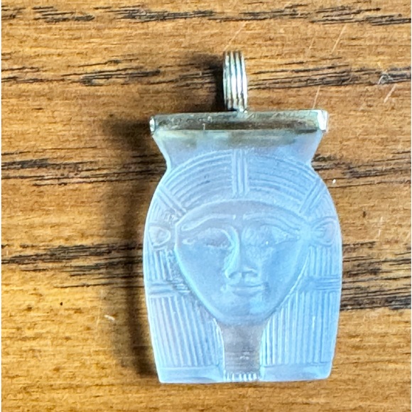 Egyptian Revival 1976 Metropolitan Museum Art KING TUT STERLING NECKLACE - Picture 6 of 10